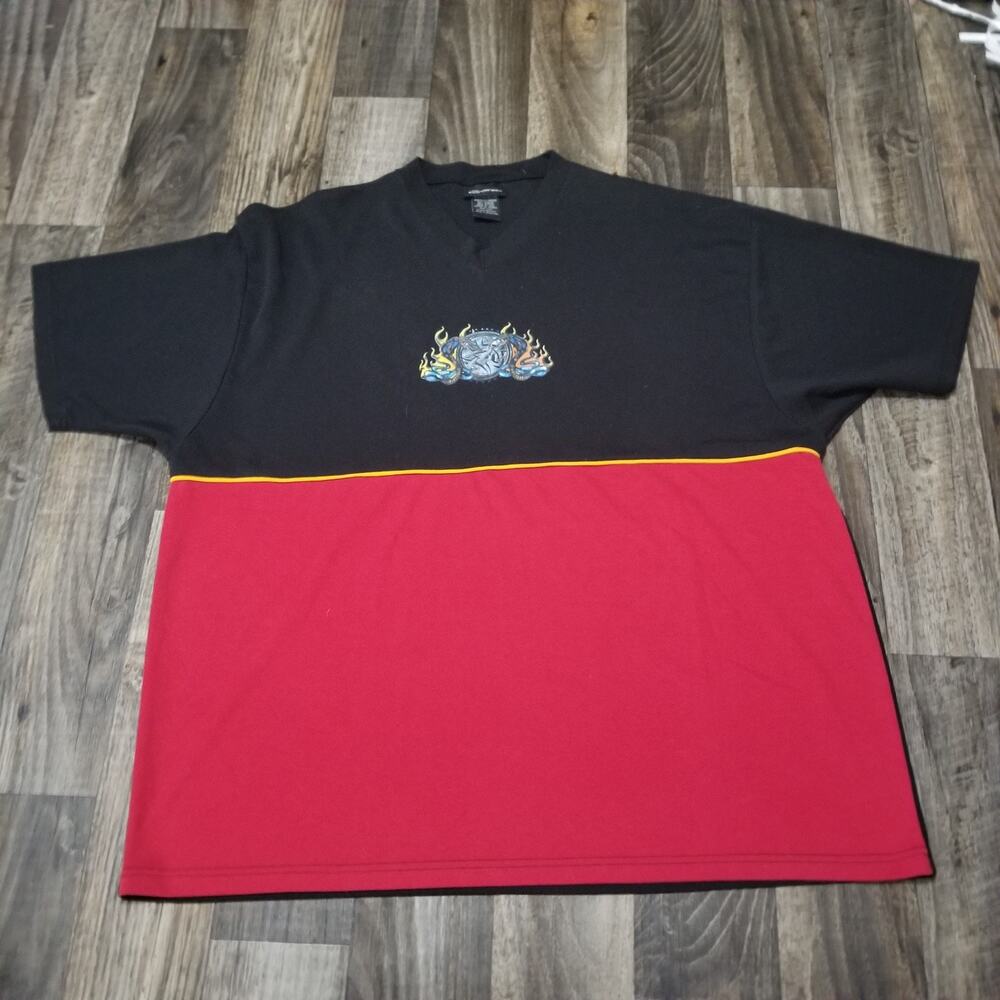 Vintage Double Dragon t shirt from‎ No Boundaries size XXL Y2k Colorblock